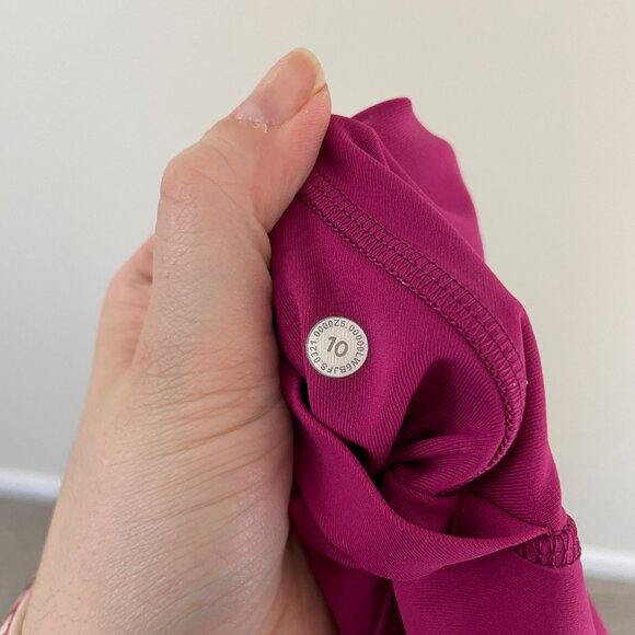 Lululemon Swift Speed High Rise Crop 21" Leggings Wild Berry Size 10 - Picture 4 of 7